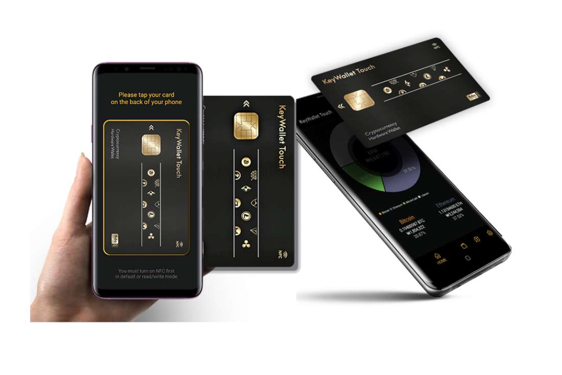 KeyWallet Touch — NFC Card-Type Hardware Wallet